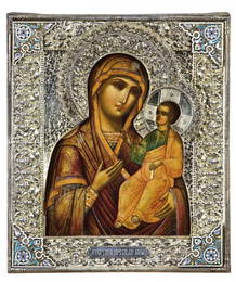 177: The Iverskaya Mother of God. Tempera on wood. Port