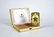 364: A silver-gilt and guilloché enamel card-holder. Th