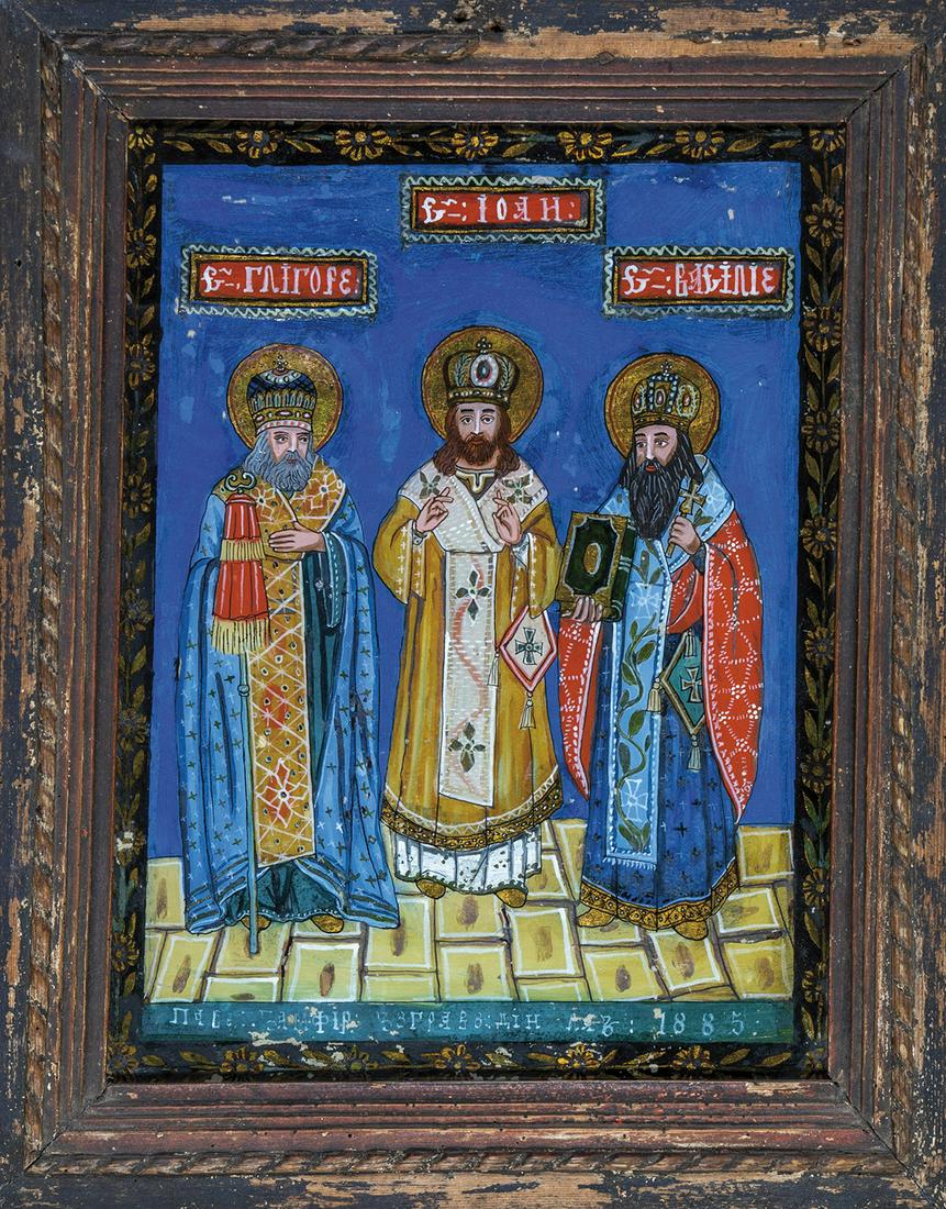 Hinterglasikone: Die Drei Hierarchen (1 of 1)