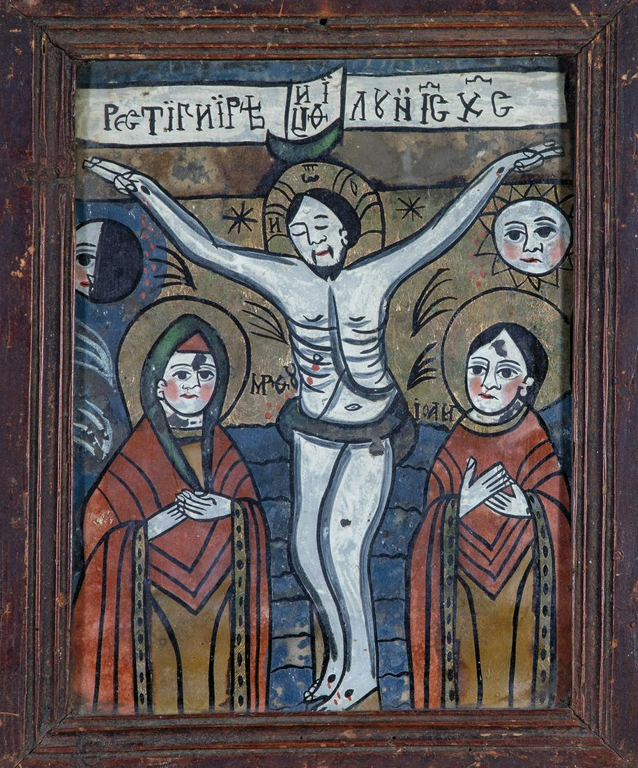 Hinterglasbild mit der Kreuzigung (1 of 1)