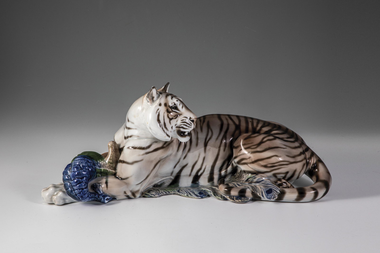 Tiger with killed peacock (1 of 1)