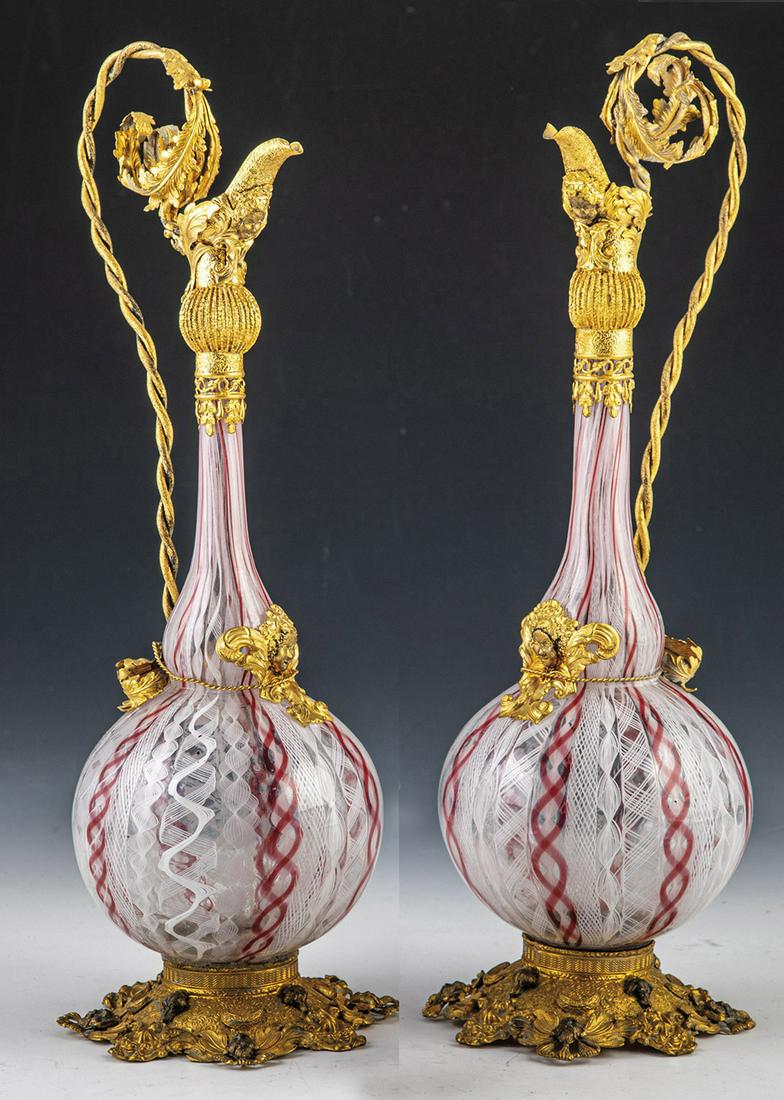 Pair of ornamental decanters (1 of 1)