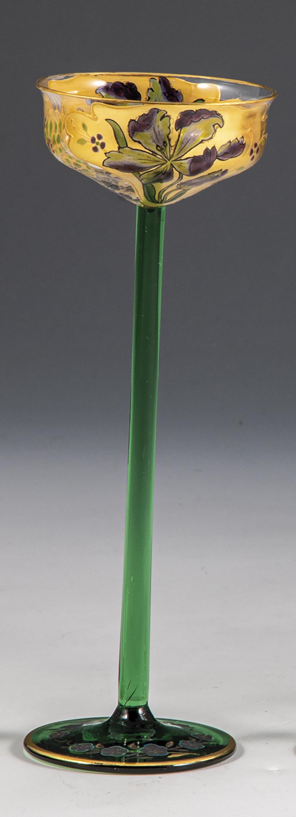 Rare liqueur glass with iris (1 of 1)