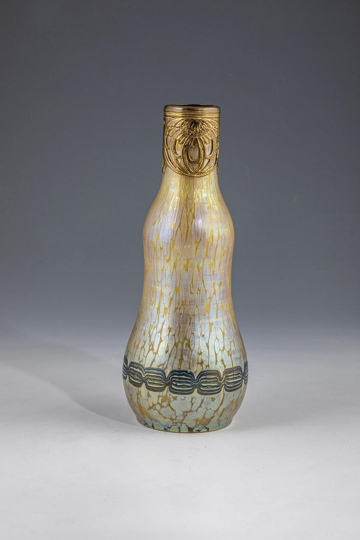 Vase with brass mounting ''Phenomenon Gre 2/177'' (1 of 2)