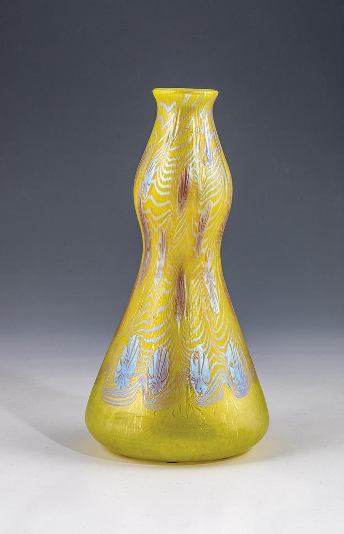 Vase ''citron yellow phenomenon Gre 3/430'' (1 of 2)