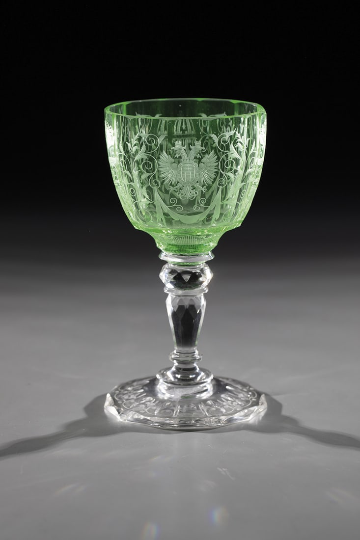 Uranium Glass Cup (1 of 3)