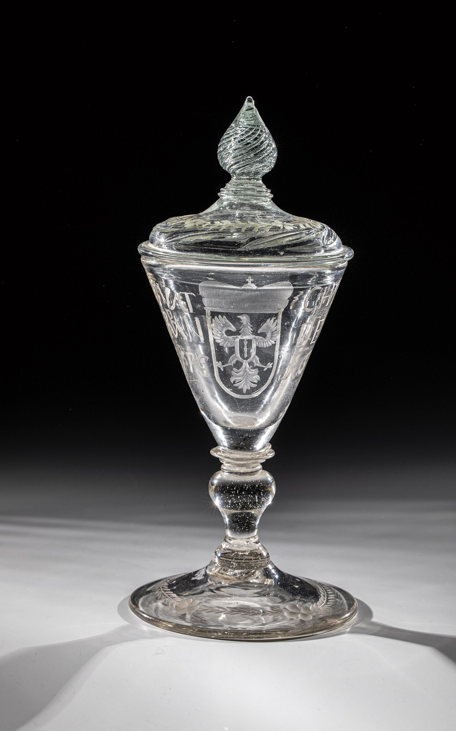Lidded goblet with the coat of arms of the Brandenburg arch-treasurer (1 of 4)