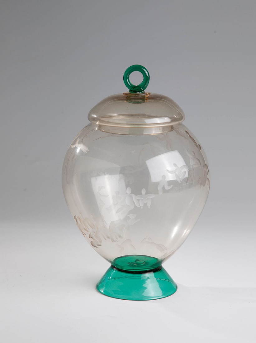 Lidded jar ''transparent'' (1 of 1)