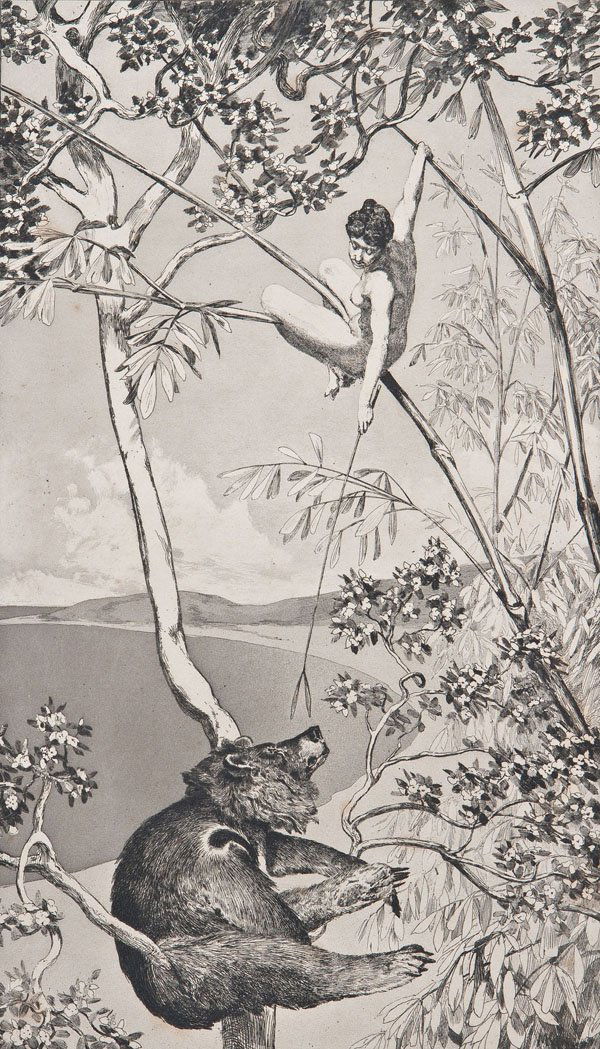 Max Klinger: Max Klinger Klinger, Max 1857 Leipzig - 1920 GroßjenaMax Klinger Leipzig 1857 - 1920 Großjena Konvolut von 3 Bl. aus der Folge ''Opus VIII'': Bl. 7 ''Rivalen'', Bl. 8 , Bl. 9 ''Auf der Strasse''. Je