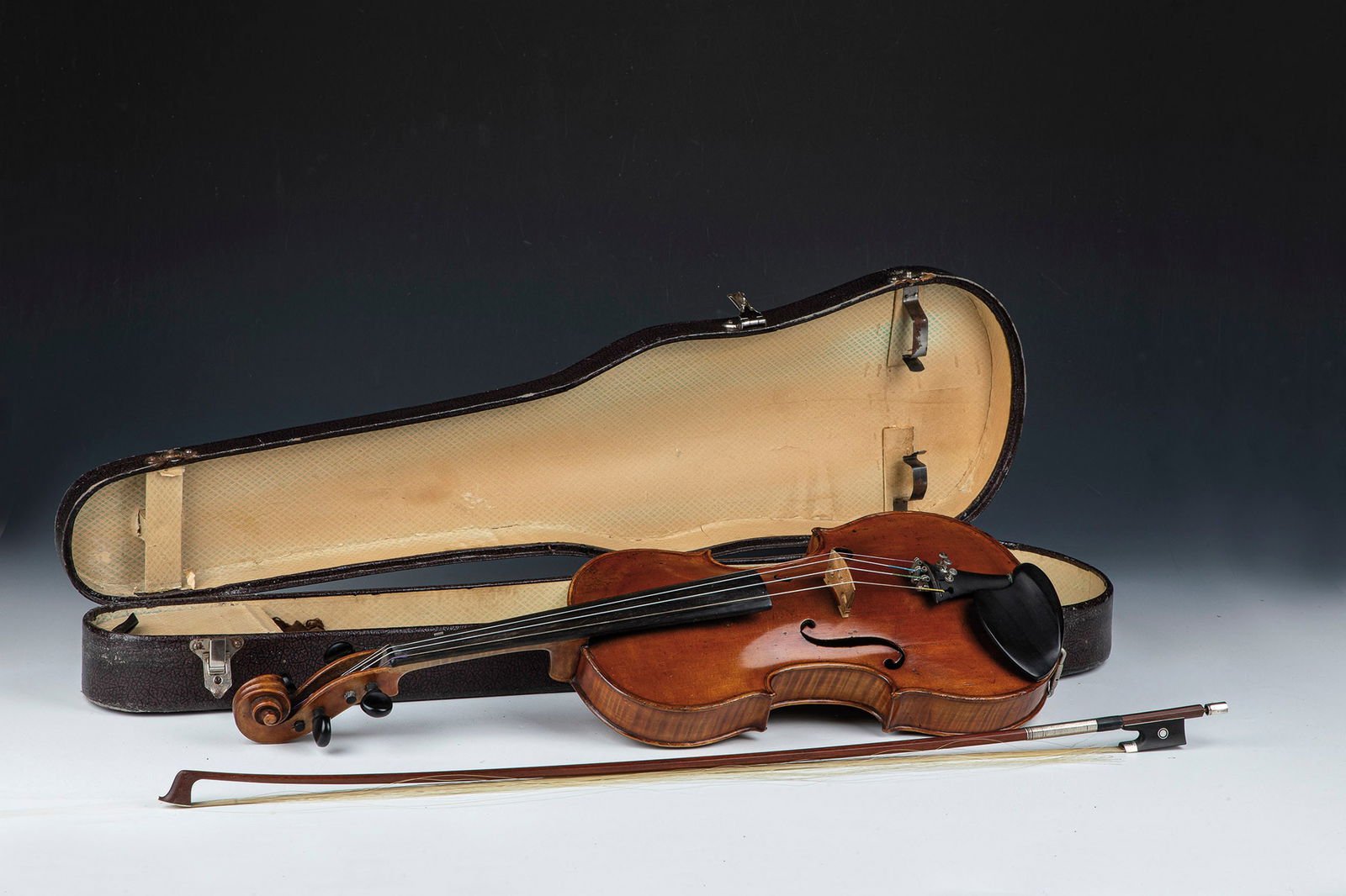 Violin and violin bow (1 of 1)