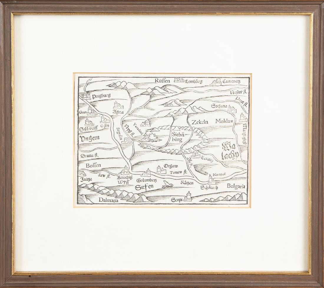 Historical map of Transylvania (1 of 2)