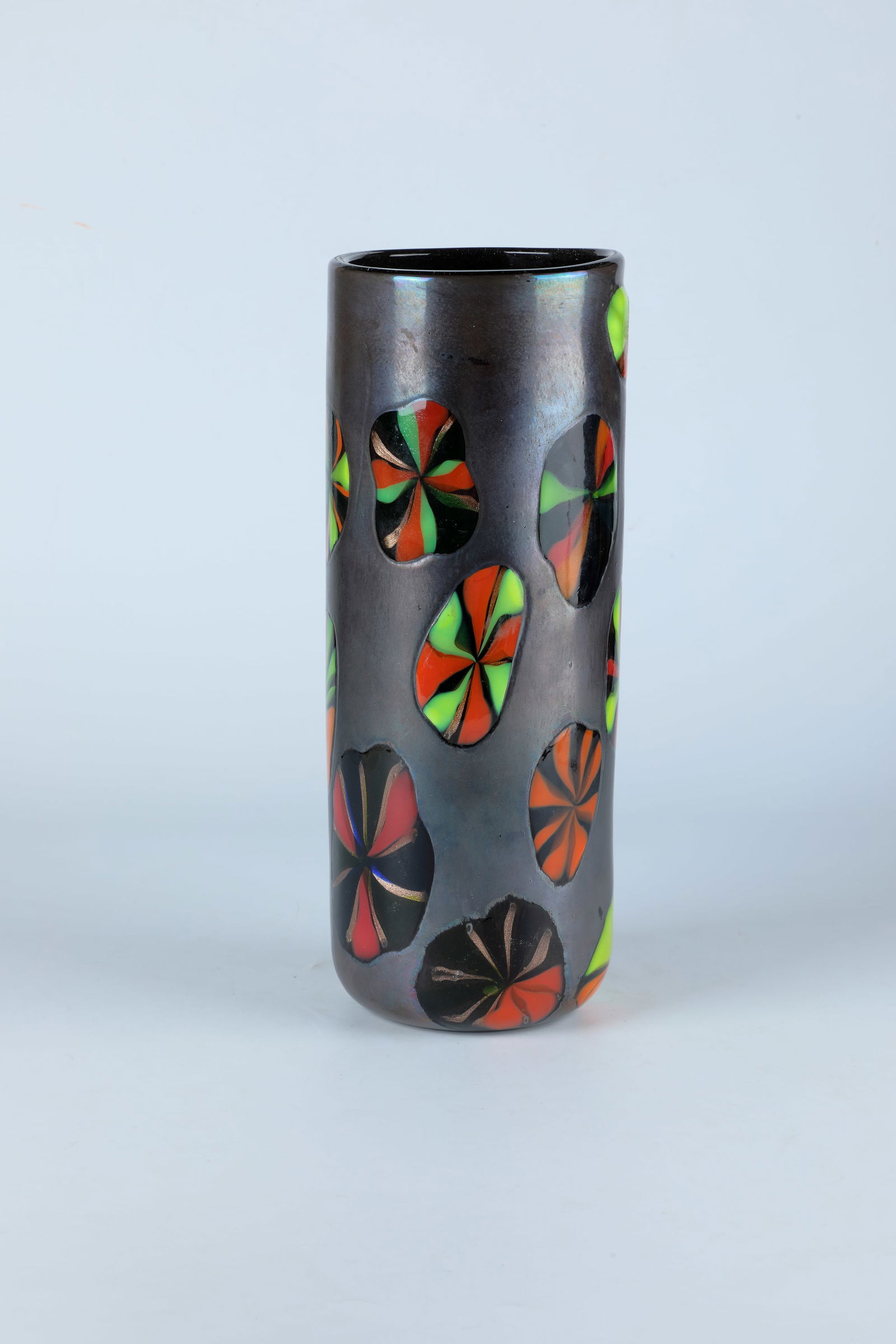 Zylindervase ''Stellato Nerox'' (1 of 1)