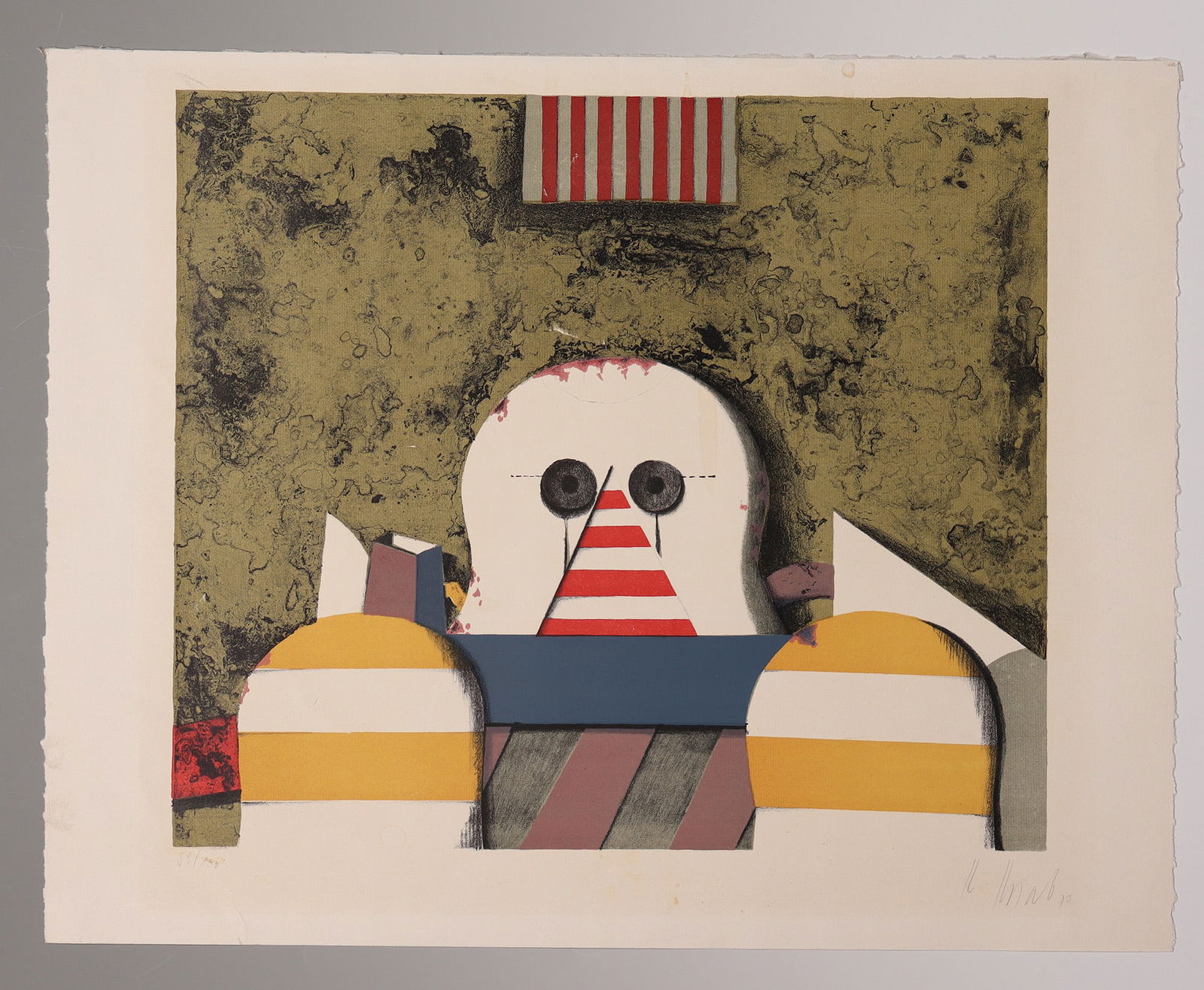 Karl Korab: Karl Korab *1937 Falkenstein, Lower Austria Colour lithograph, numbered 59/100, handwritten signed and dated (19)73. Sheet size 46 x 58 cm.Karl Korab *1937 Falkenstein, Niederösterreich Farblitho