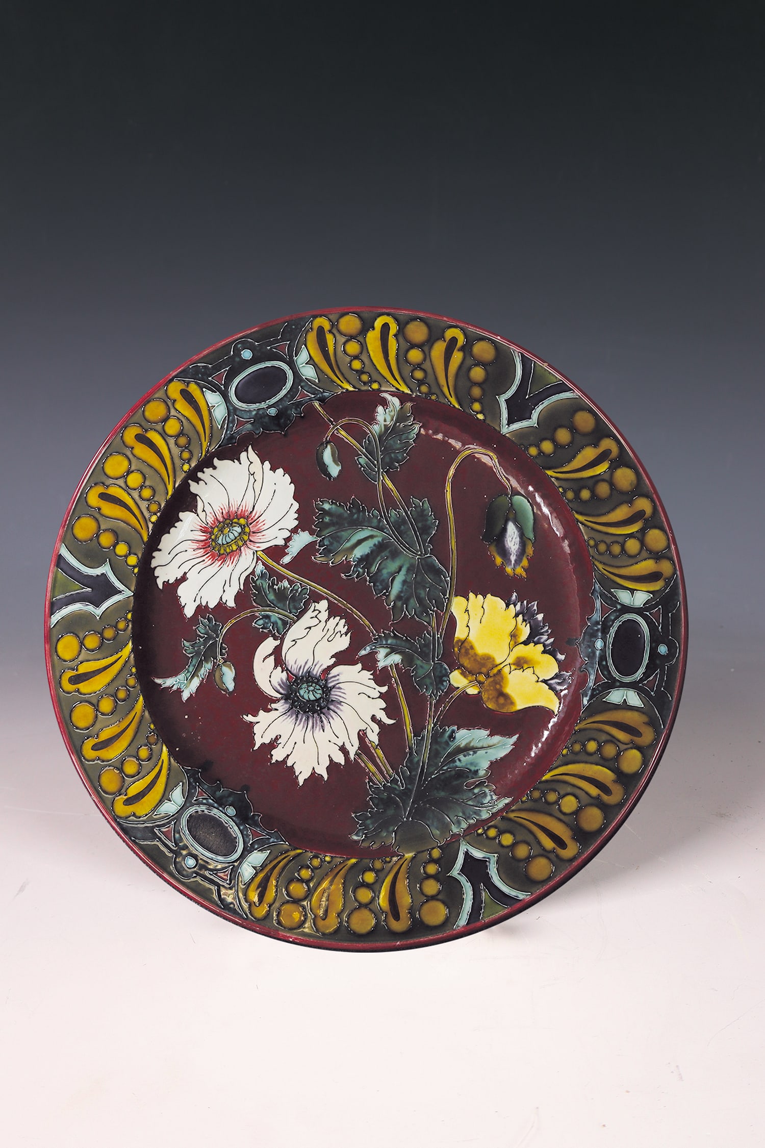 Large Art Nouveau Plate (1 of 1)
