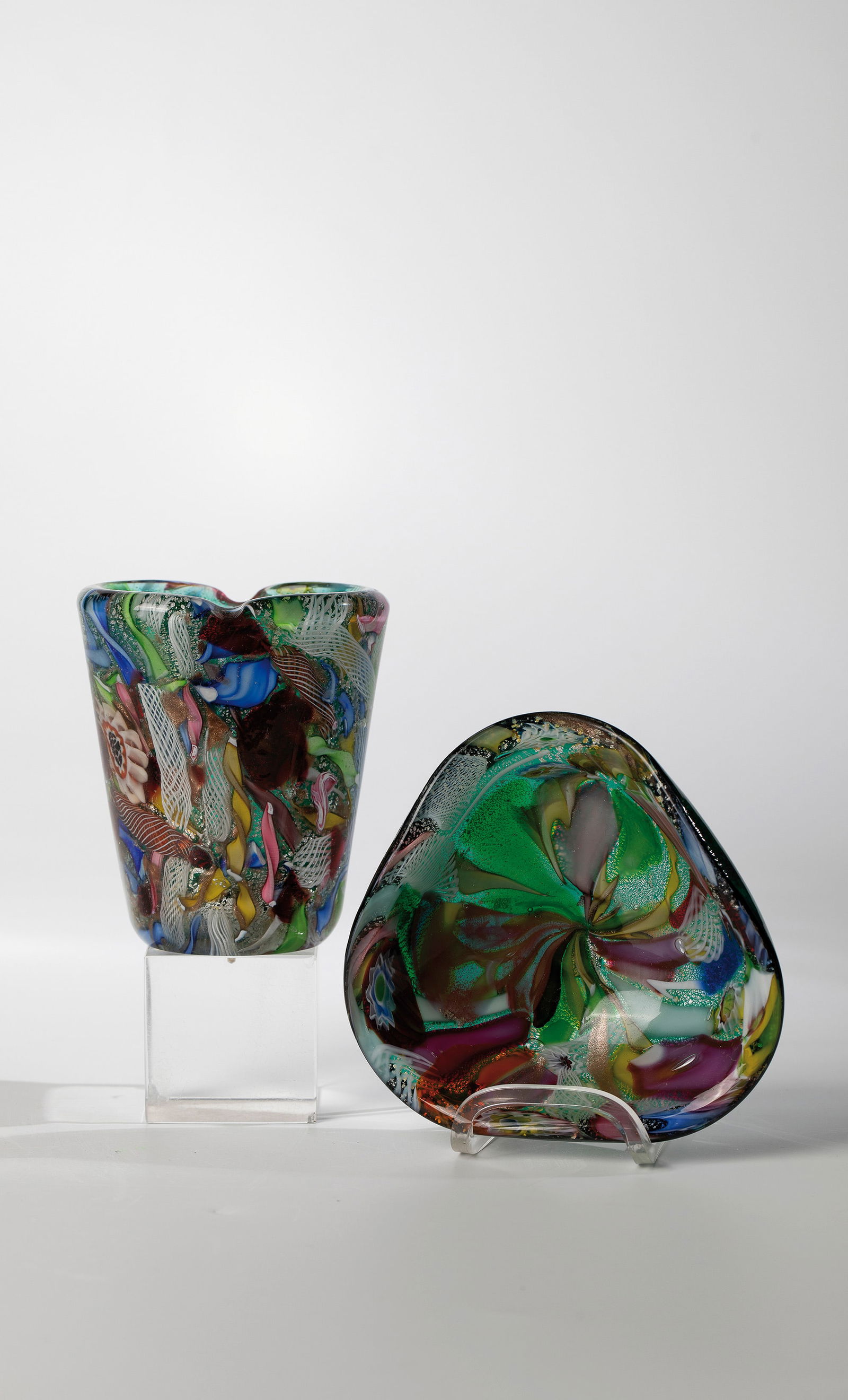 Bowl and goblet vase ''Bizantino'' (1 of 1)