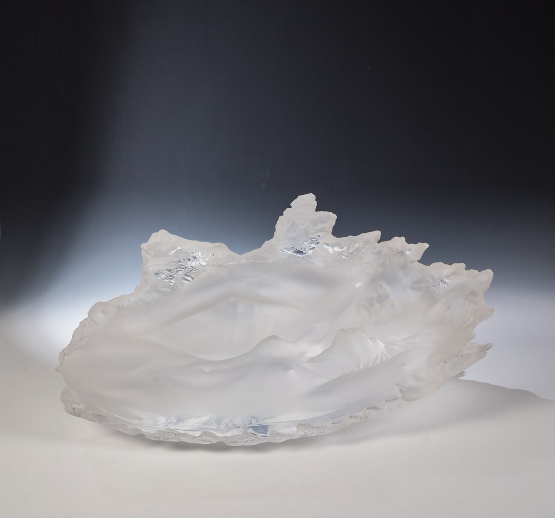 Michael Wilkinson: Michael Wilkinson 1954 California/USA ''Nudes'' - Nude depiction of a pair of lovers. Acrylic. Signed, dated ''1988'' and numbered ''15/300''. 42 cm x 48 cm x 27 cm. 1954 California/USA