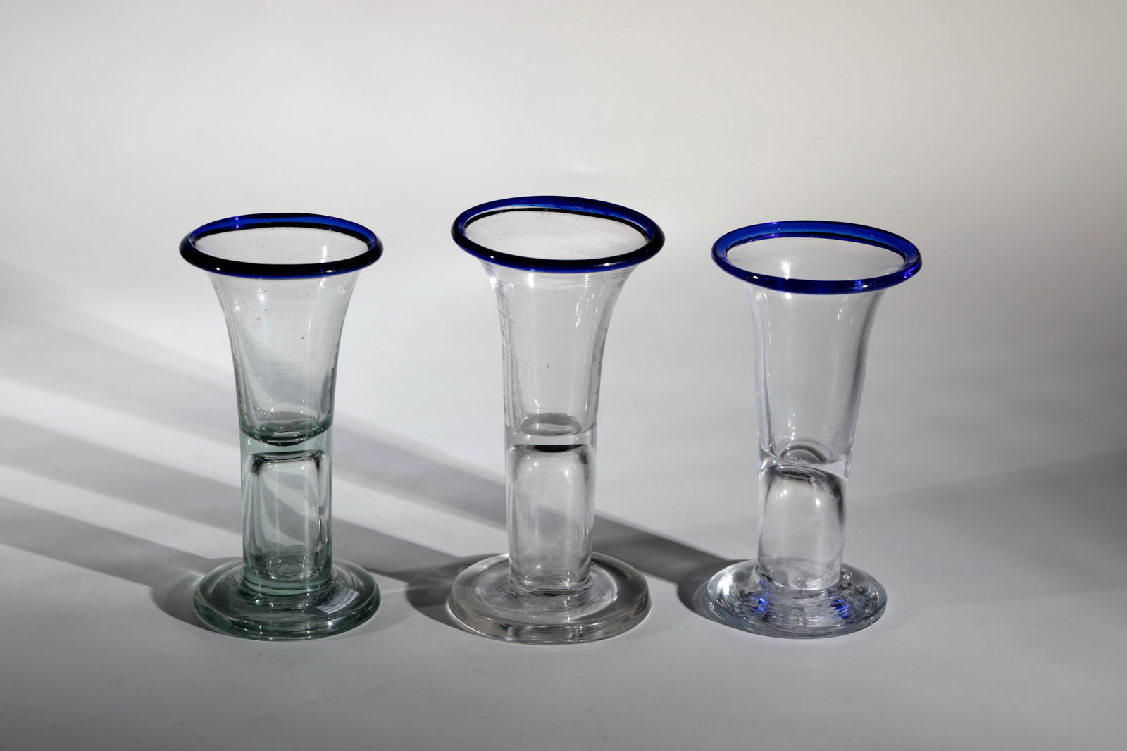 Three blue-rimmed glasses, so-called Wachtmeister (1 of 1)