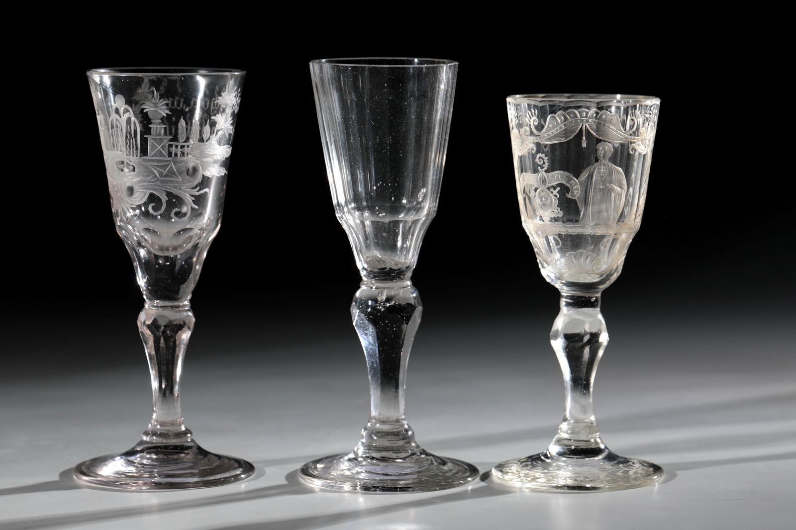 Mixed lot of three trophies (1 of 2)