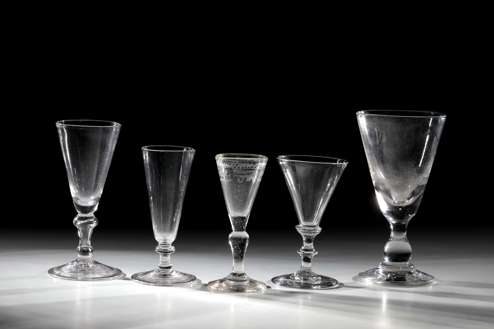 Mixed Lot of Five Chalices (1 of 1)