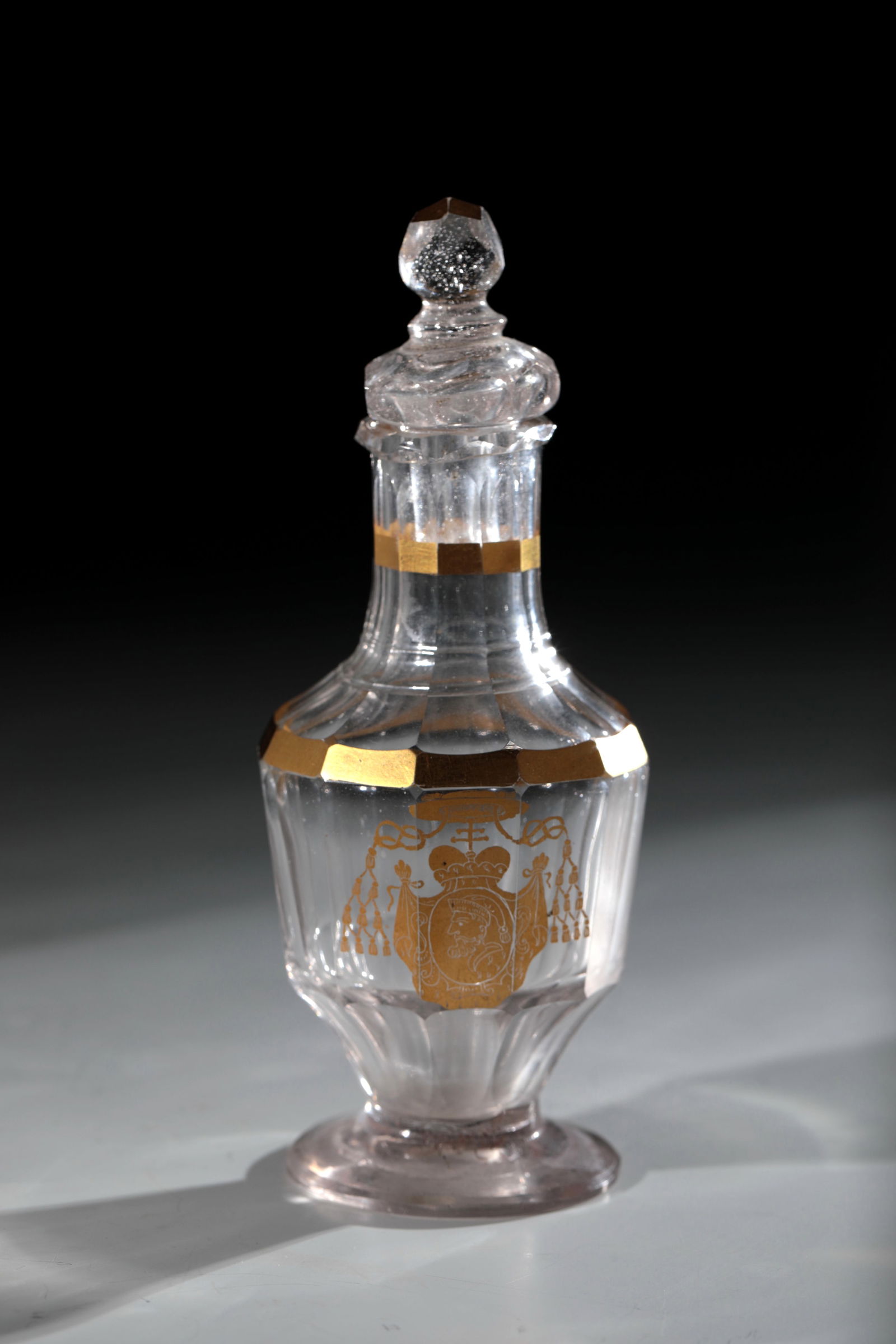 Mixed lot of three caraffins (1 of 3)