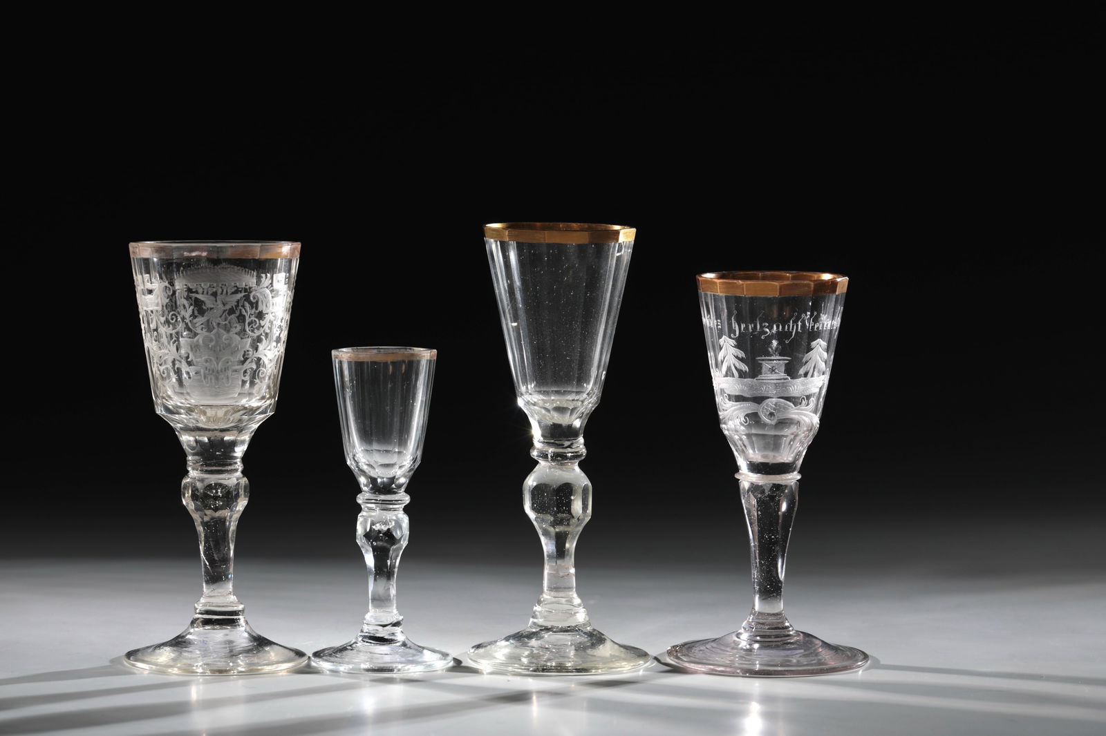 Mixed lot of four trophies (1 of 3)