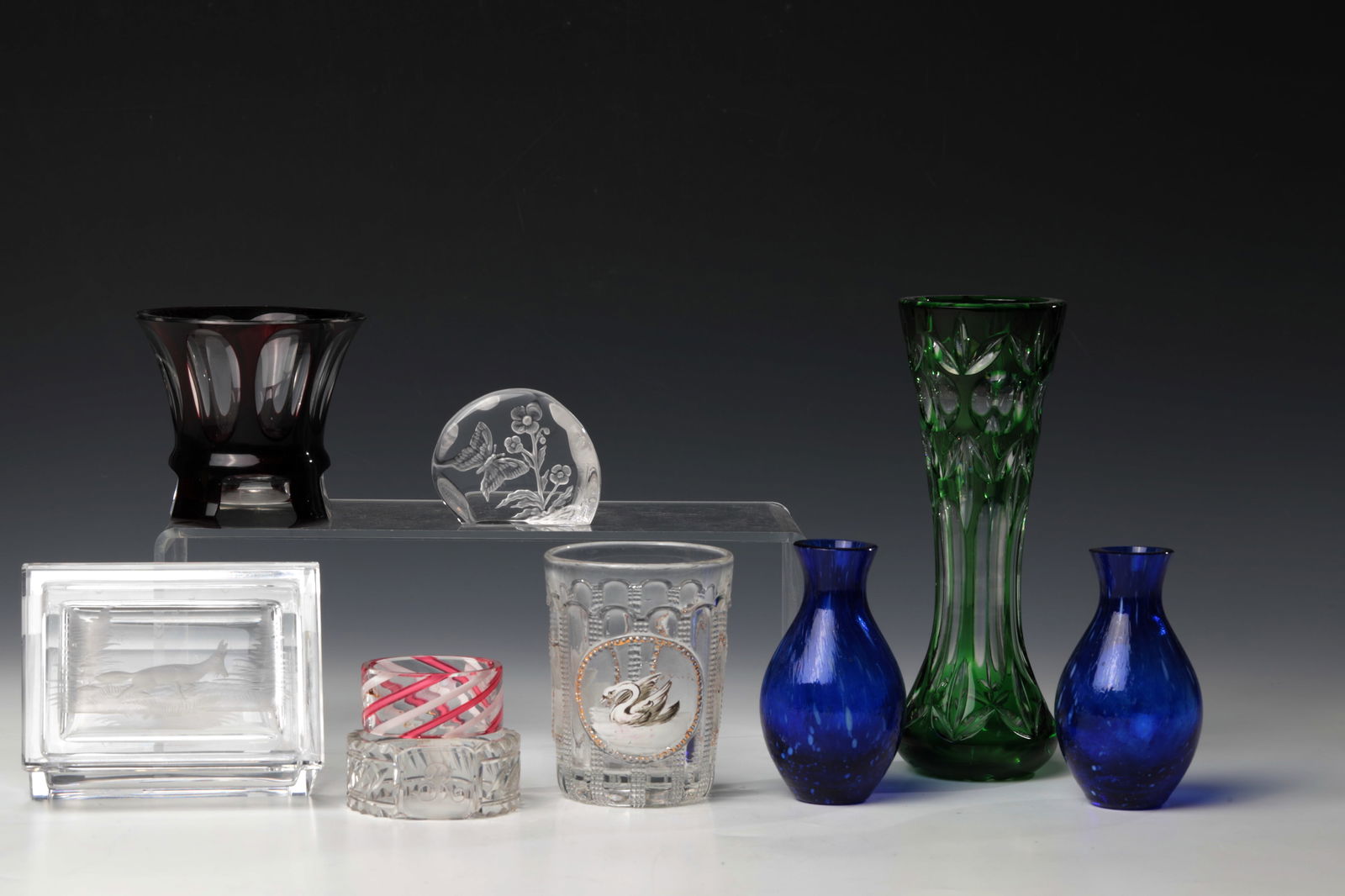 Mixed Lot of Nine Parts Glass (1 of 1)