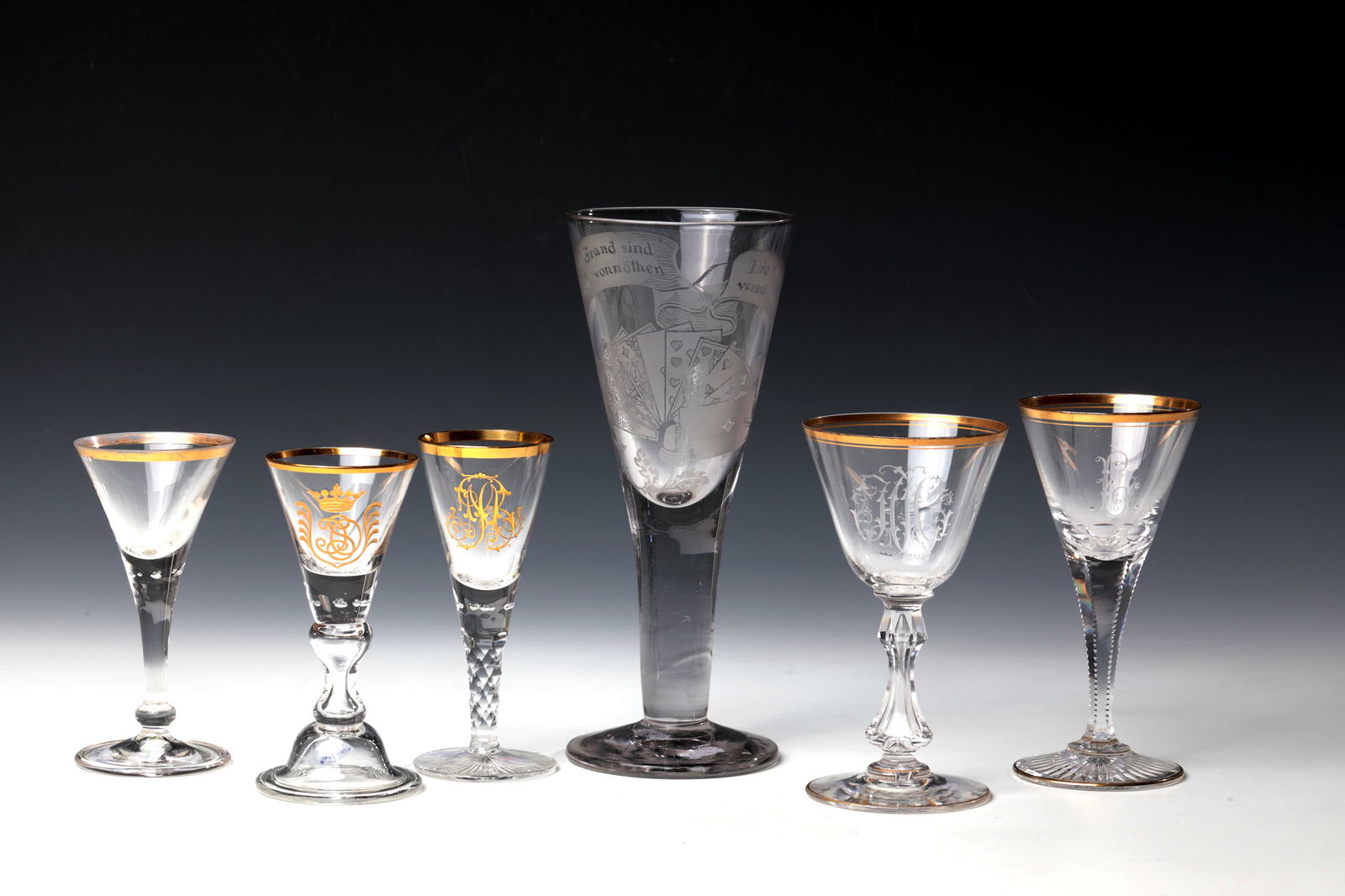 Mixed Lot of Five Chalices (1 of 3)