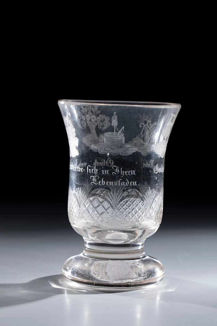 Foot cup with allegories (1 of 1)