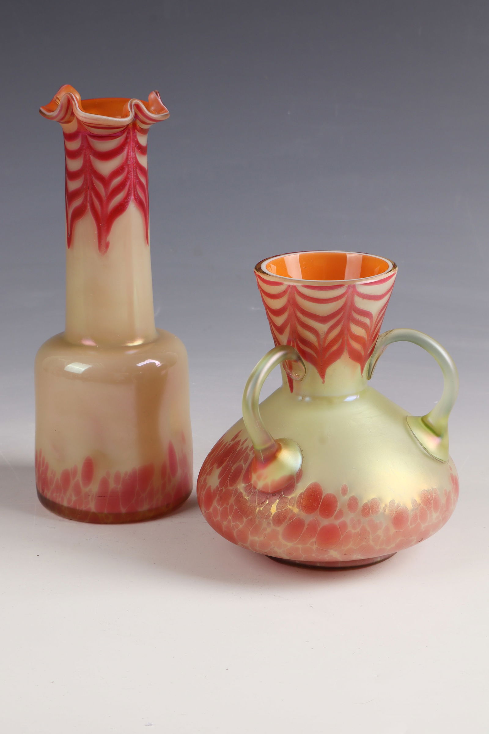Long-neck vase and handle vase (1 of 1)