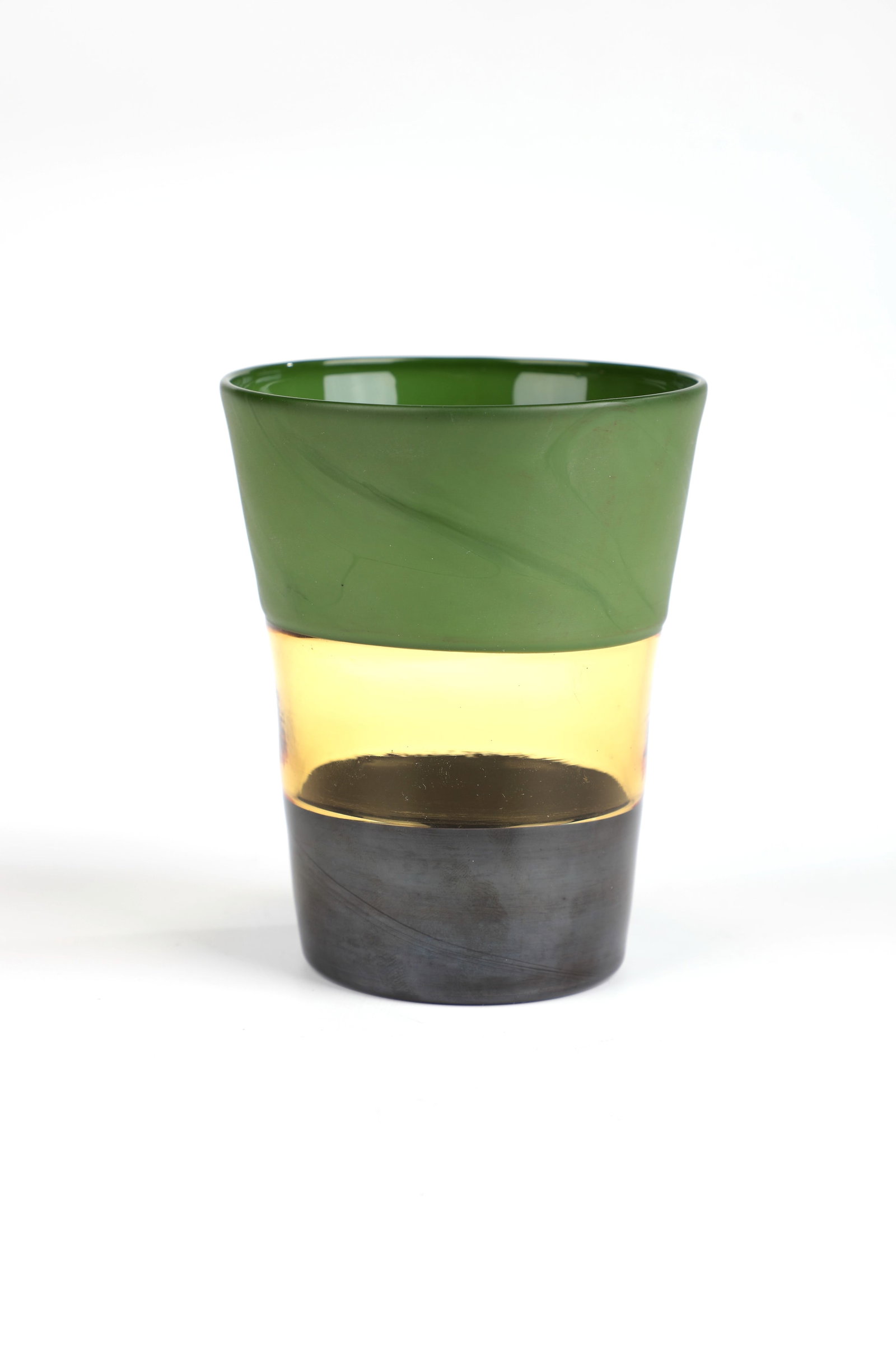 Vase ''A incalmo'': Vase ''A incalmo'' Fulvio Bianconi (draft), Venini, Murano, 1951 coloured glass, fused together in the 'incalmo' technique. Inscribed: venini murano ITALIA (etching stamp) and signed in diamond crack: