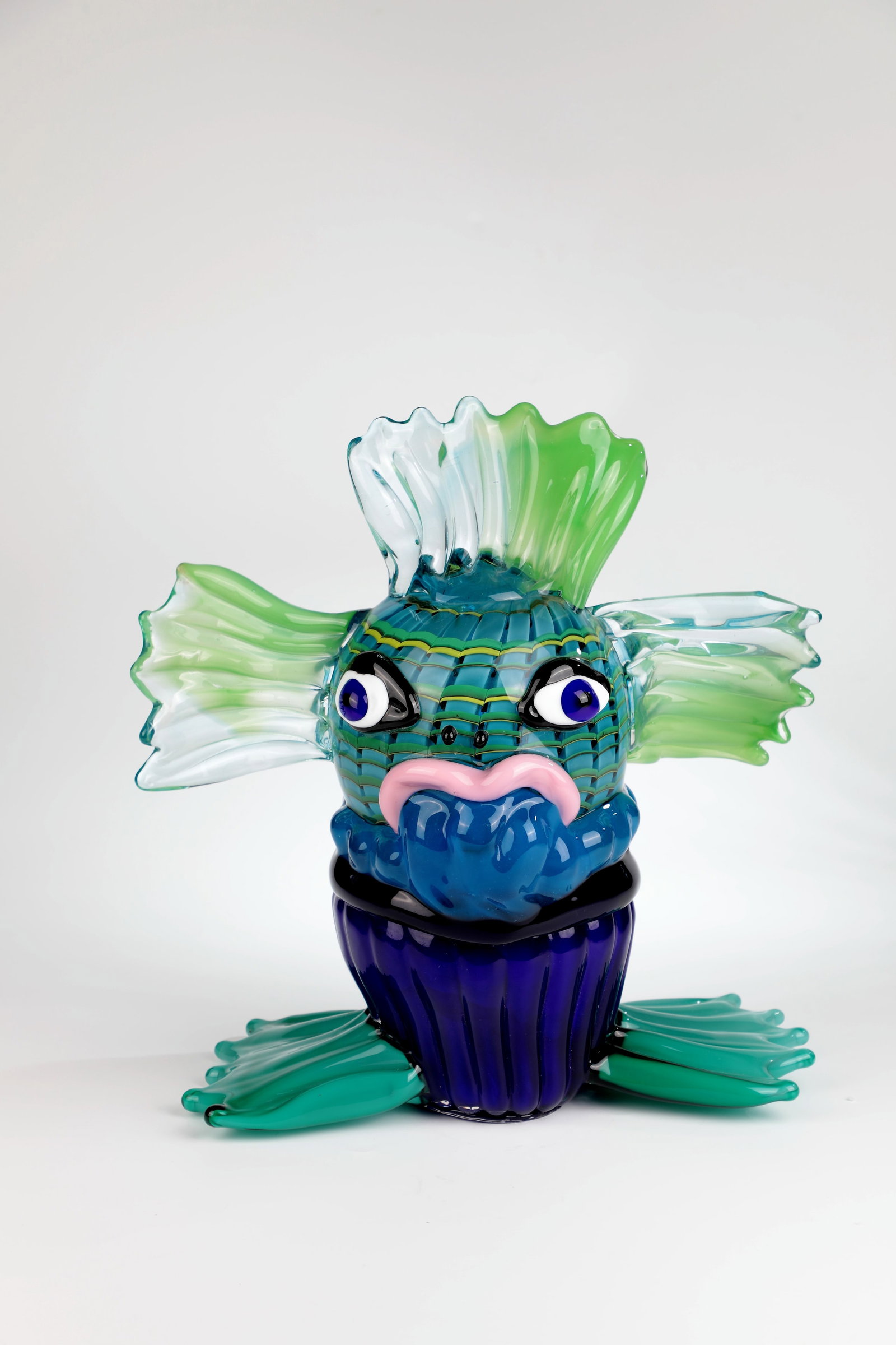 ''Surprise #3'': 'Surprise Robert Zeppel-Sperl for Berengo, Murano, 2005 Colourless glass with multi-coloured melting and melting, freely formed and melted together. Inscribed and numbered on the reverse above the