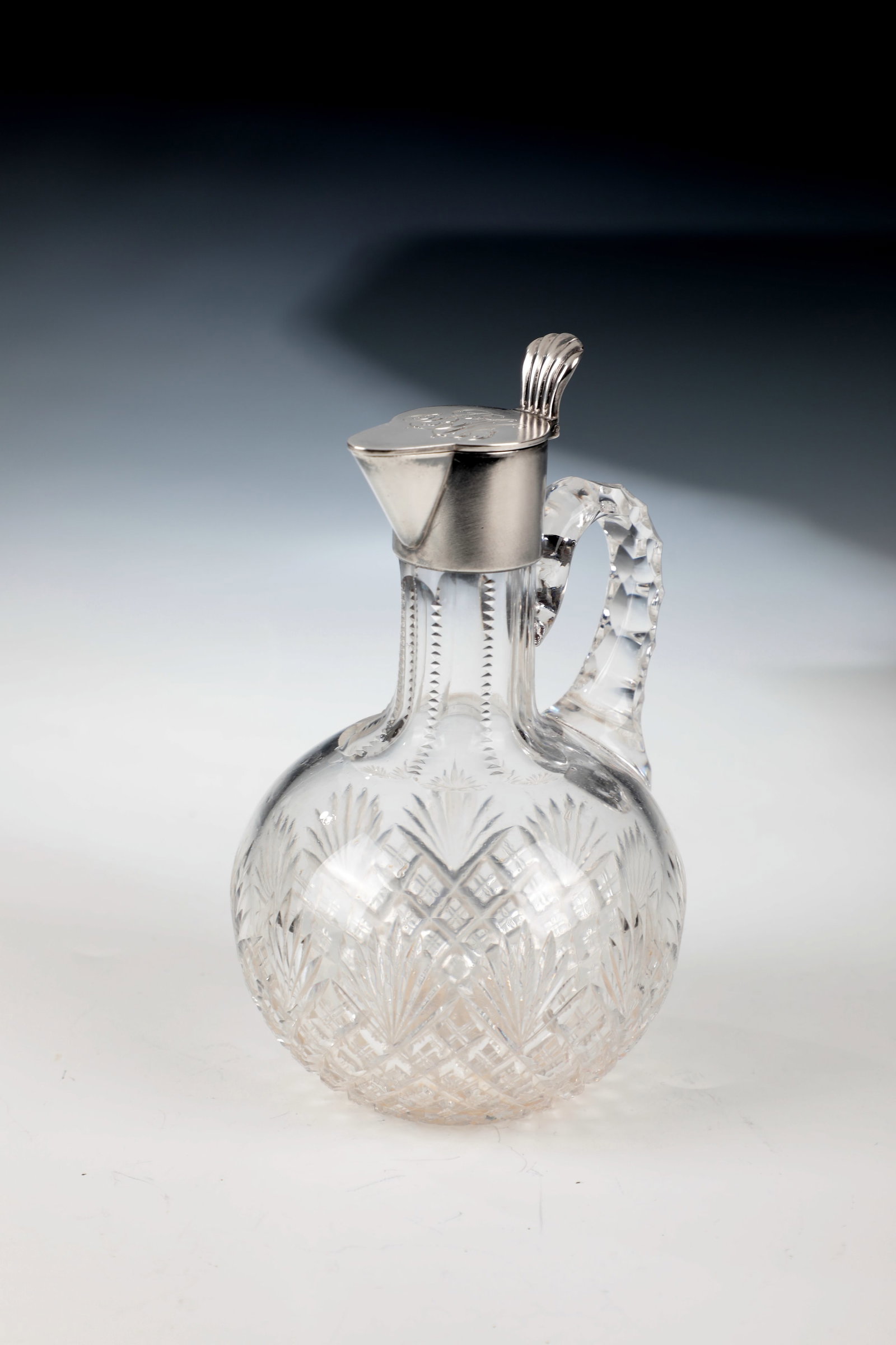 Glass carafe with silver mount (1 of 1)