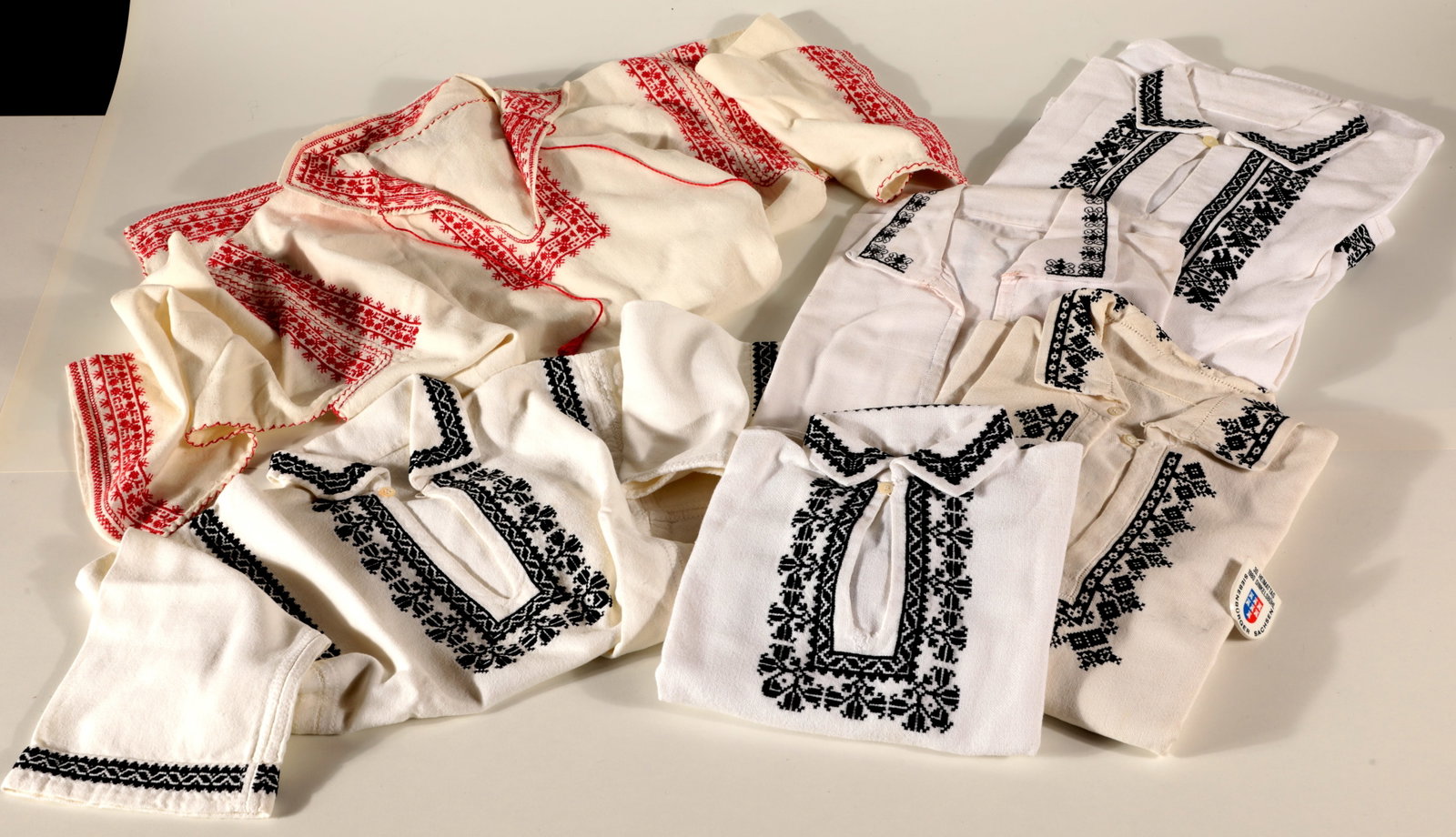 Five traditional shirts and a blouse (1 of 1)