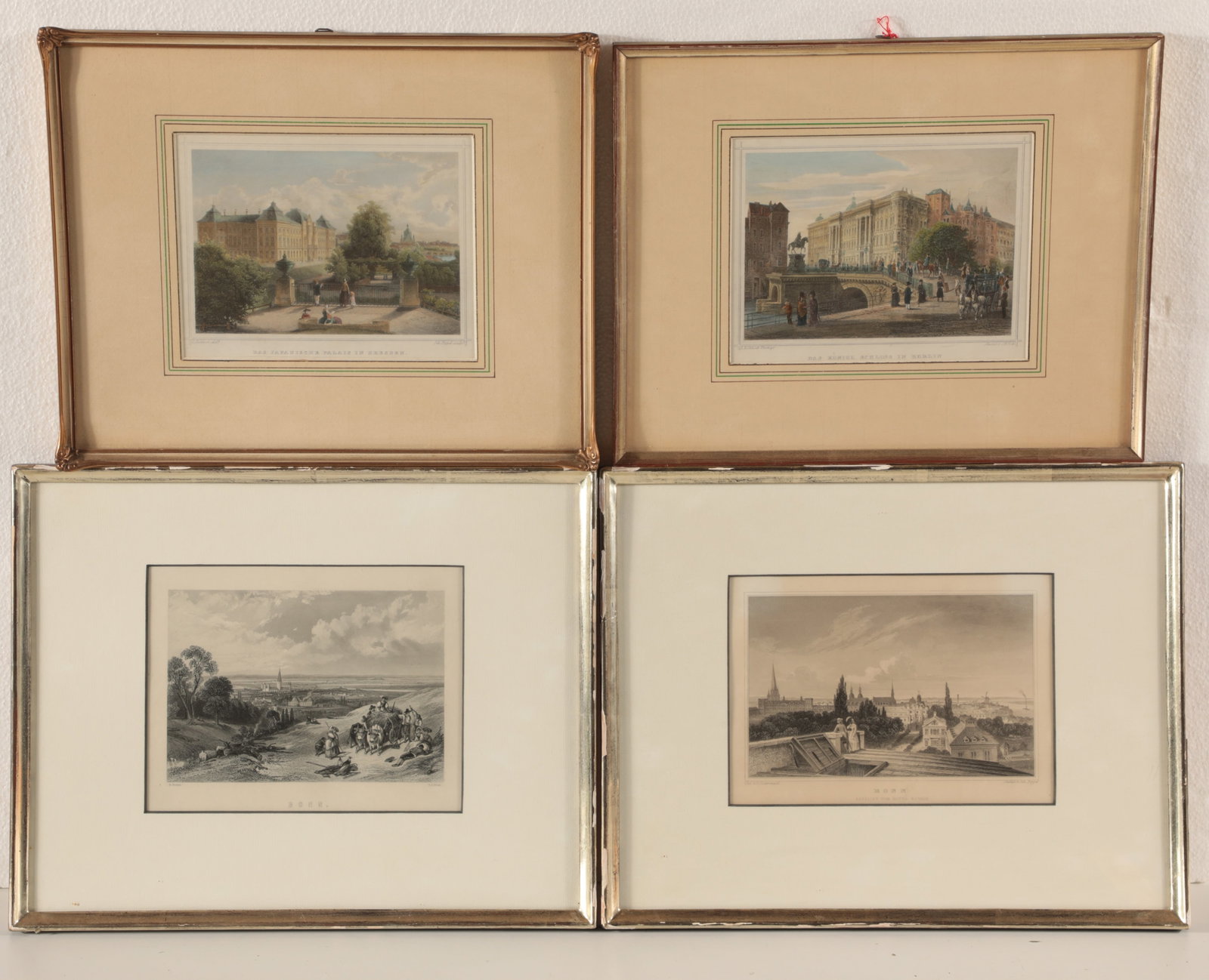 Six city vedutas in steel engraving (1 of 1)