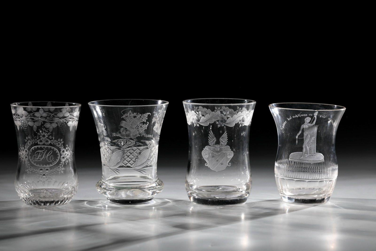 Mixed Lot of Four Bell Beakers (1 of 1)