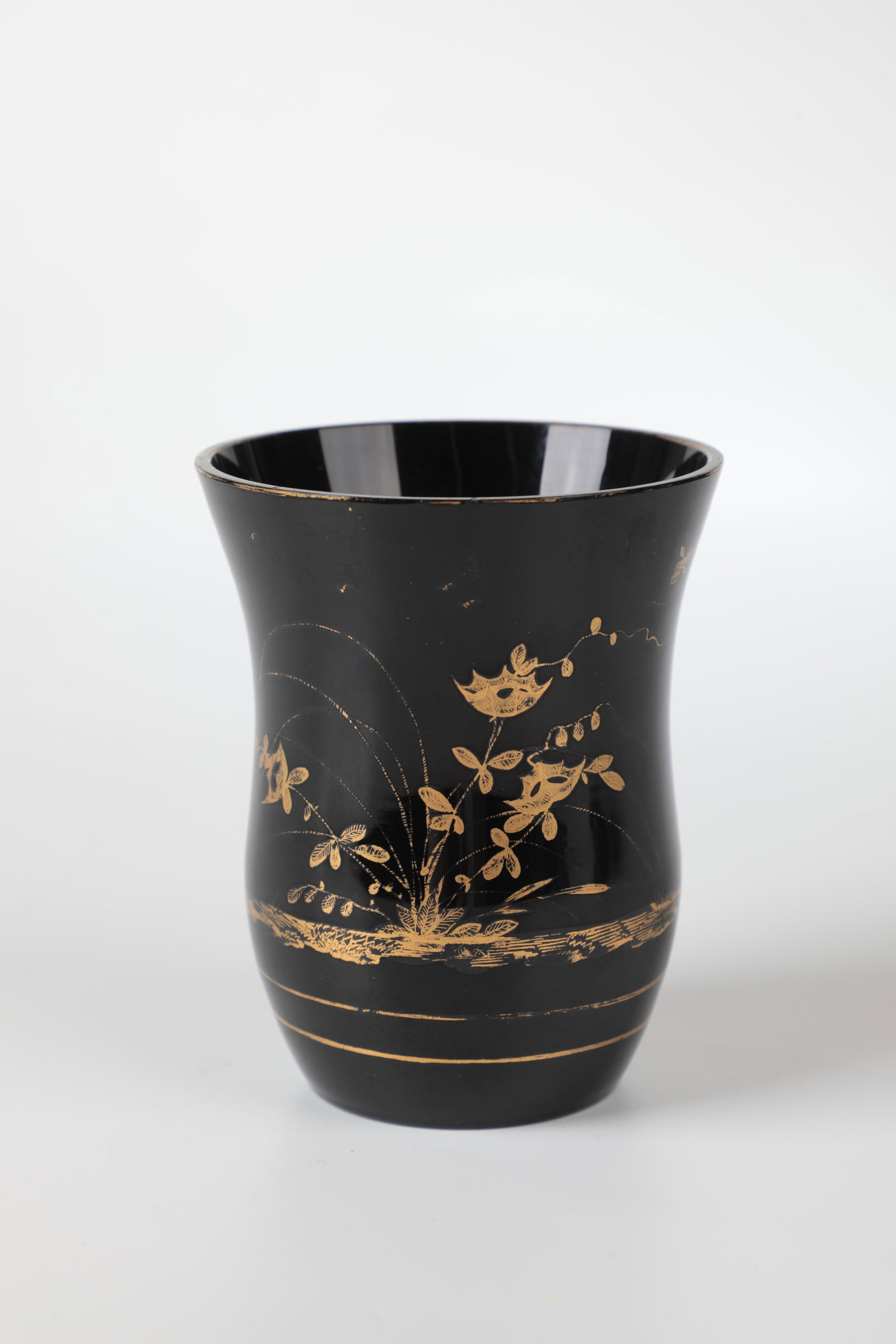 Stone glass tumbler with chinoiseries - 2