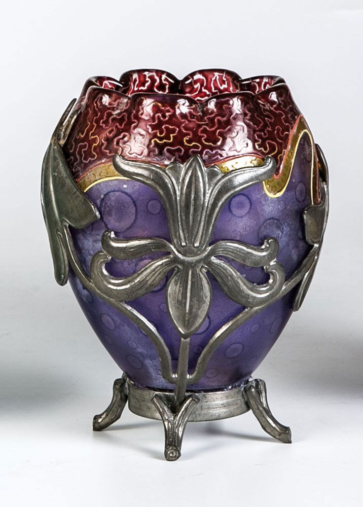 Vase mit Zinnmontierung (1 of 1)