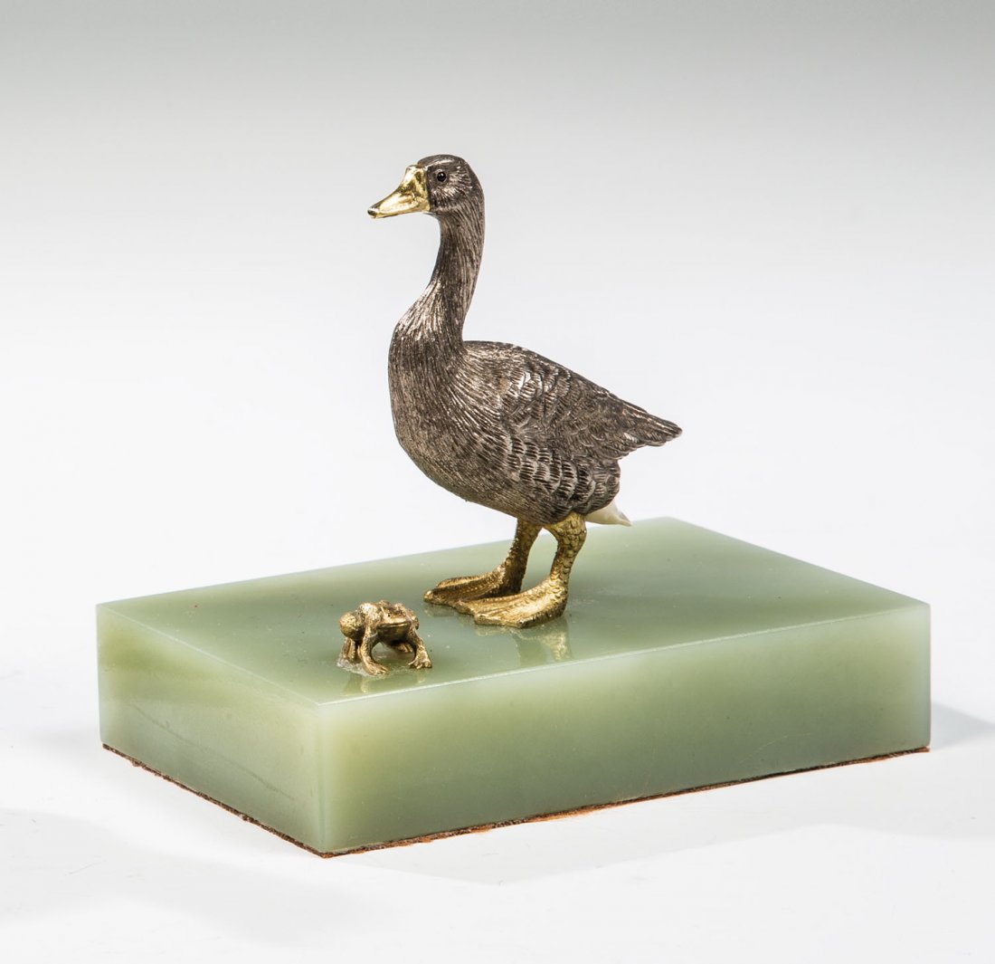 Gans mit Frosch (1 of 1)