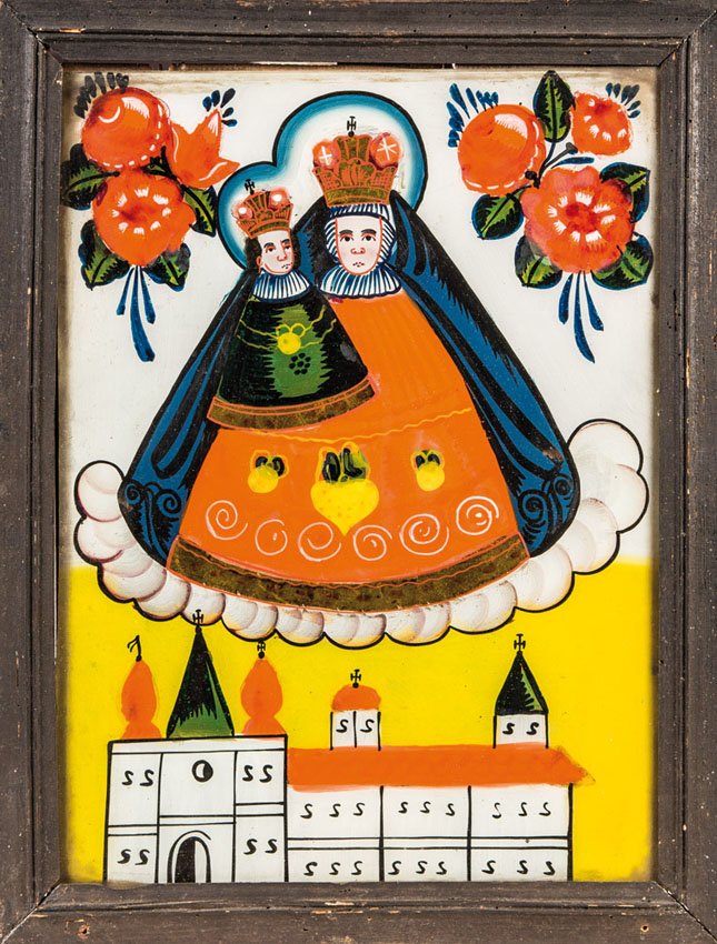 Hinterglasbild mit dem Gnadenbild Maria Zell (1 of 1)