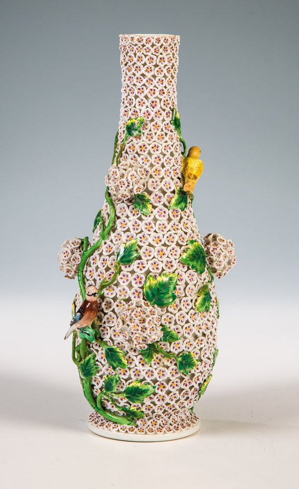 Schneeballenvase Meissen, 19. Jh. KeulenfÃ¶rmiger (1 of 1)