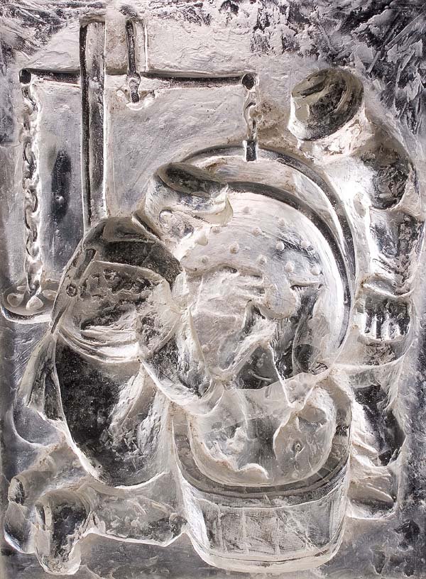 Glasguß-Bild