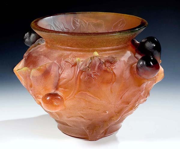 Vase mit Feigen und Eidechsen