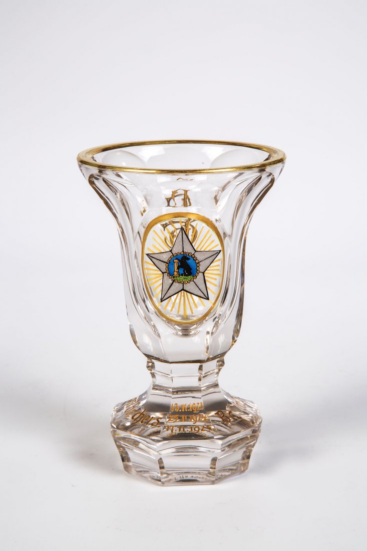 Seltenes Logenglas ''Zum Schwarzen Bär'' (1 of 1)