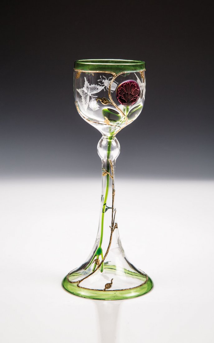 Seltenes Stängelglas  ''Karlsbader Secession'' (1 of 1)