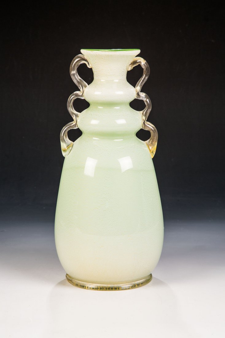 Zierhenkelvase ''Sommerso'' (1 of 1)