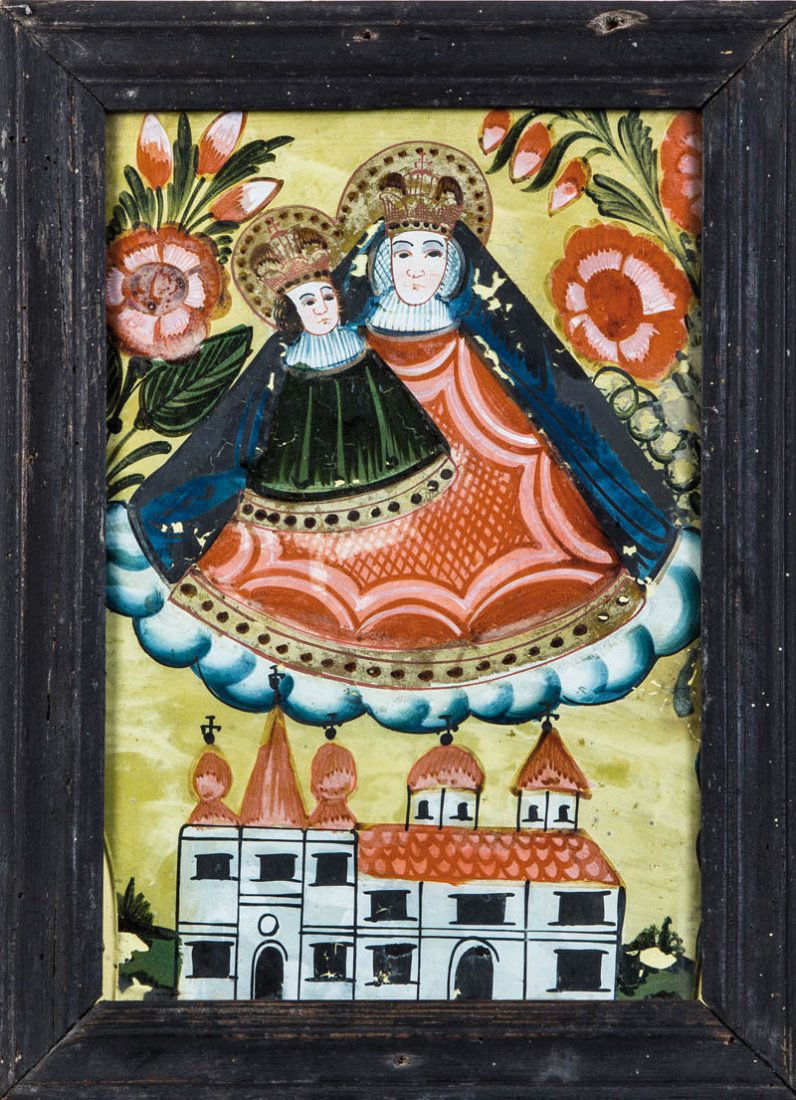 Hinterglasbild mit dem Gnadenbild Maria Zell (1 of 1)