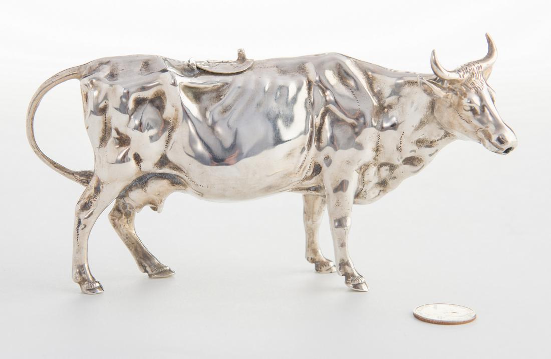 European Sterling Silver Cow Creamer (1 of 9)