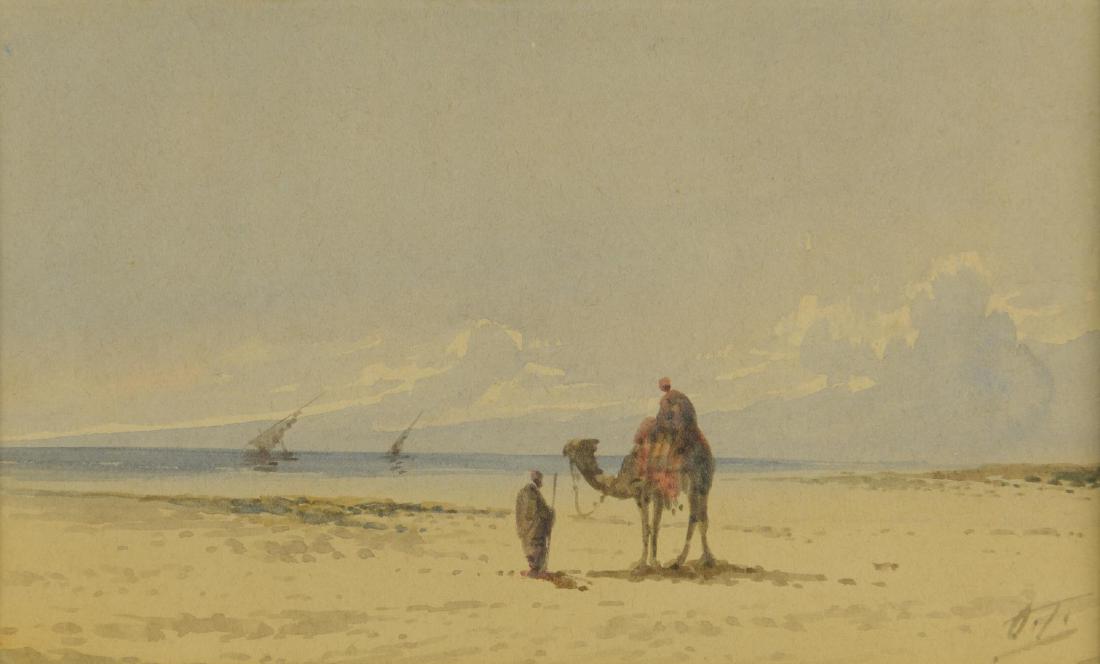 Otto Tilche Orientalist Watercolor (1 of 4)
