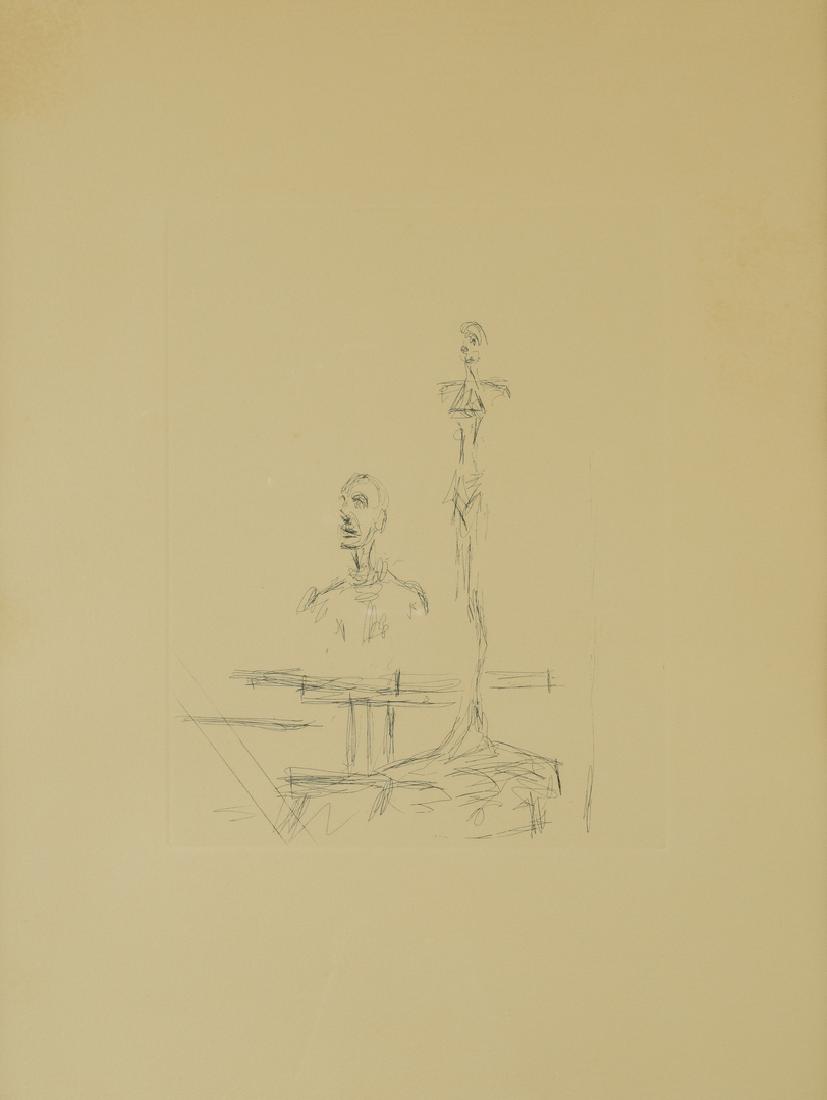 Etching After Alberto Giacometti, The Search (1 of 5)