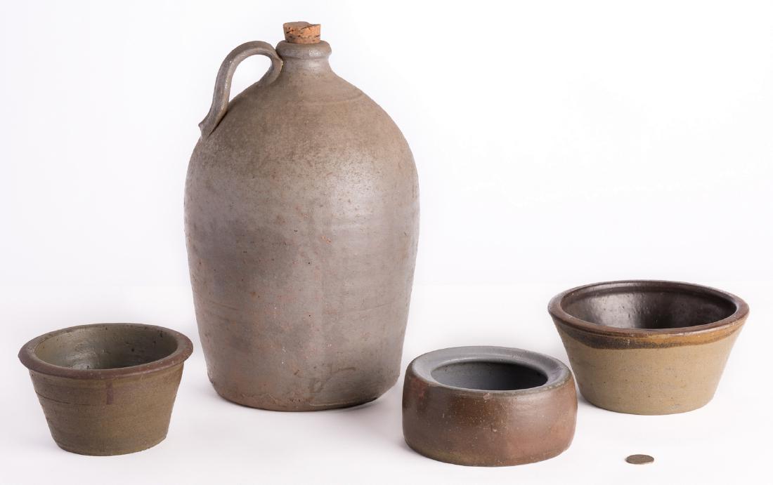 4 Middle TN Stoneware Pottery Items (1 of 7)